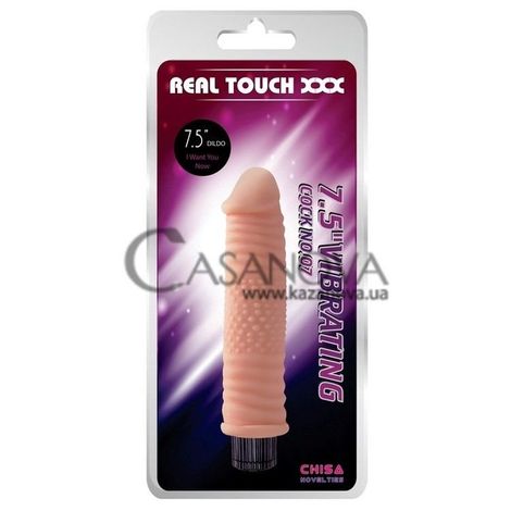 Основное фото Вибратор Real Touch XXX 7,5 Vibrating Cock No 07 телесный 18,5 см