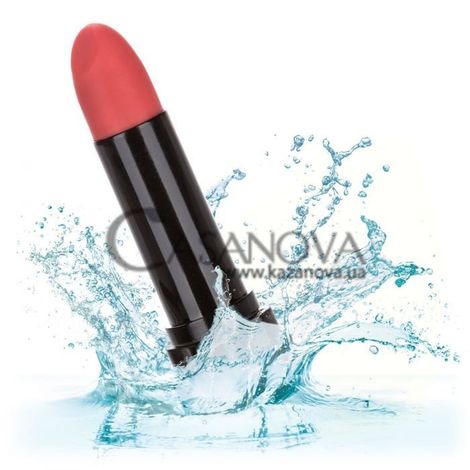 Основное фото Мини-вибратор Wireless Hide & Play Lipstick чёрно-красный 8,3 см