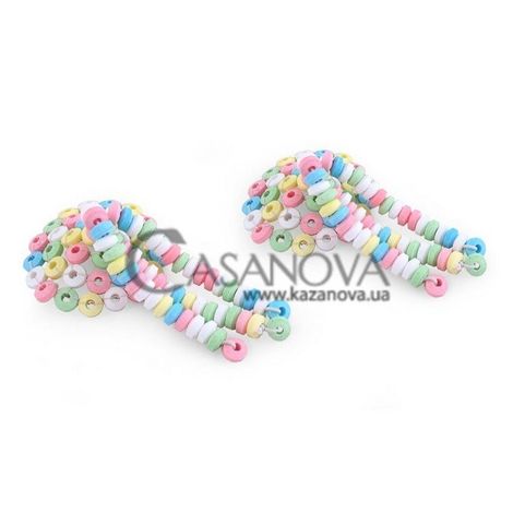 Основное фото Съедобное украшение для груди Candy Nipple Tassels разноцветное