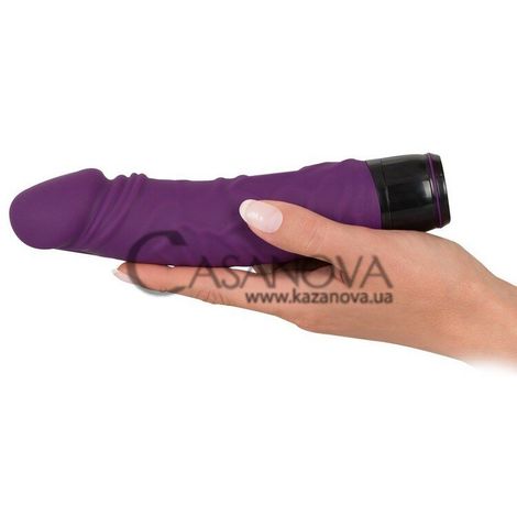 Основное фото Вибратор Vibra Lotus Natural Vibrator фиолетовый 20 см