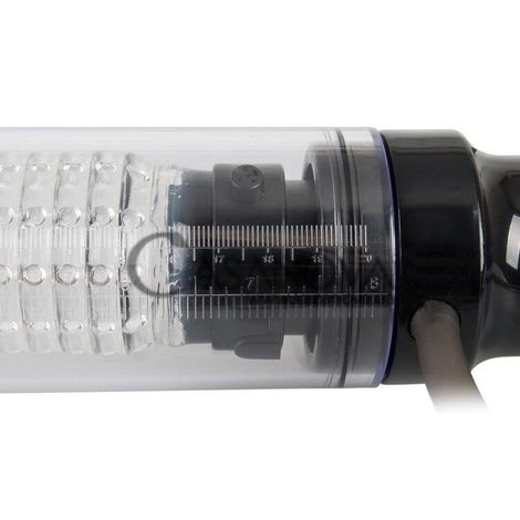 Основне фото Вакуумна помпа з вібрацією Vibrating Multi Pump & Masturbator чорна з прозорим