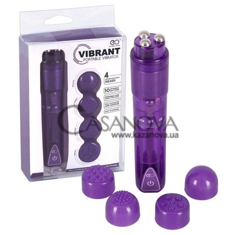 Основное фото Клиторальный вибратор Vibrant Portable Vibrator фиолетовый