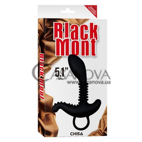 Основне фото Масажер простати Black Mont Booty Exciter чорний 12 см