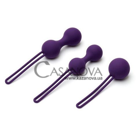 Основне фото Набір вагінальних кульок So Divine Sensual Kegel Ball Training Set пурпурний