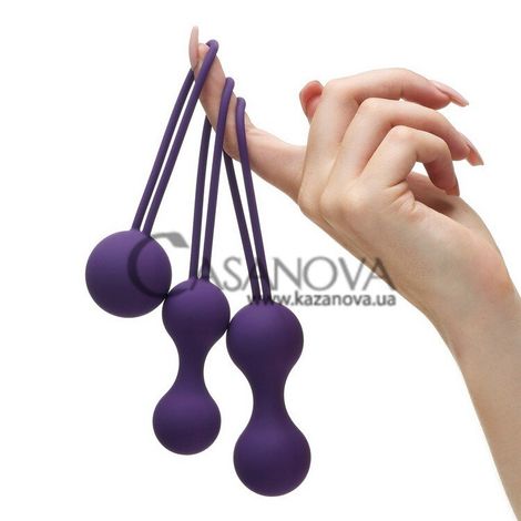 Основне фото Набір вагінальних кульок So Divine Sensual Kegel Ball Training Set пурпурний