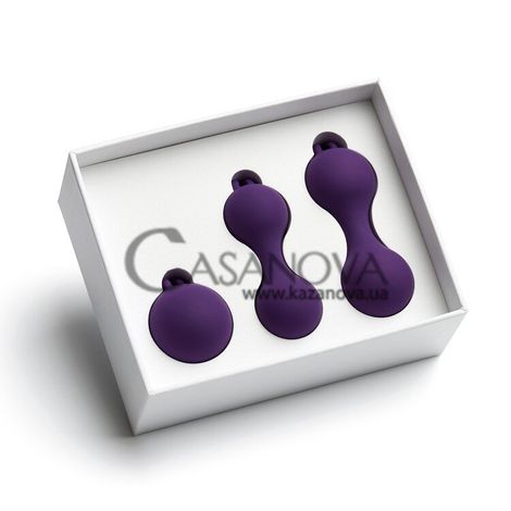 Основное фото Набор вагинальных шариков So Divine Sensual Kegel Ball Training Set пурпурный