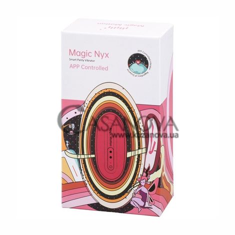 Основное фото Клиторальный вибратор в трусики Magic Motion Magic Nyx красный 8,8 см