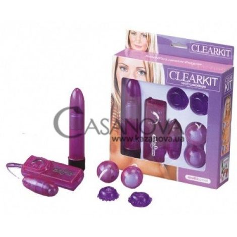 Основное фото Набор из 5 игрушек ClearKit SeeThru SexToys фиолетовый