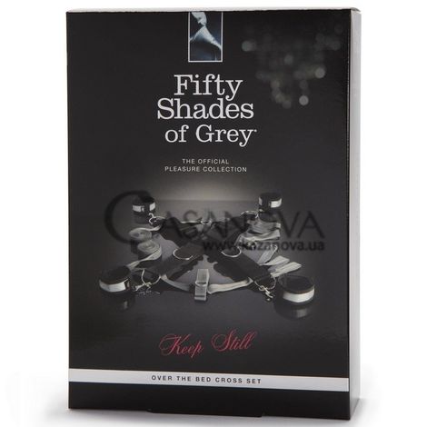 Основне фото Набір фіксаторів для ліжка Fifty Shades of Grey Keep Still чорно-сірий