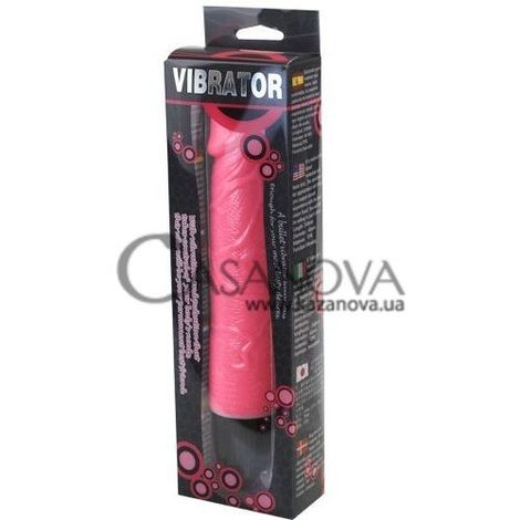 Основне фото Реалістичний вібратор Vibrator рожевий 23,5 см