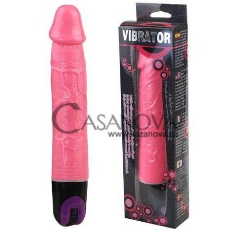Основное фото Реалистичный вибратор Vibrator розовый 23,5 см