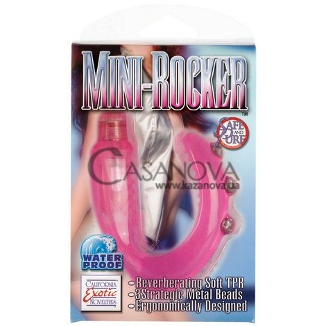 Основное фото Вибратор для точки G Mini-Rocker розовый 9 см