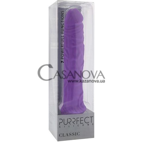 Основное фото Вибратор Purrfect Silicone Classic фиолетовый 21,5 см