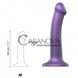 Дополнительное фото Гибкий фаллоимитатор на присоске Strap-On-Me Soft Silicone Dildo M фиолетовый 18 см