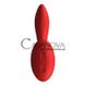 Дополнительное фото Вакуумный вагинально-клиторальный вибратор с подогревом KisToy Tina красный 17,5 см
