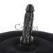 Додаткове фото Надувний пуф для сексу Inflatable Fuck Seat з вібратором чорний