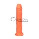Додаткове фото Сяюча свічка у формі пеніса Love Flame Dildo Roma Orange Fluor помаранчева 19 см