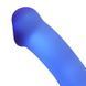 Додаткове фото Фалоімітатор, що світиться в темпряві, Strap-On-Me Glow-LED Dildo M синій 18 см