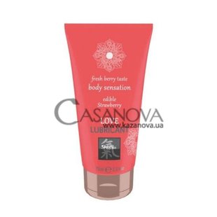 Основне фото Оральний лубрикант Shiatsu Love Lubricant Edible Acerola Strawberry полуниця 75 мл