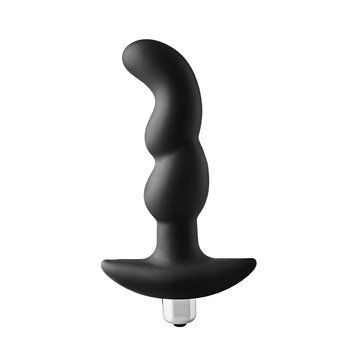 Основное фото Массажёр простаты с вибрацией Dream Toys Fantasstic Prostate Plug DT21938 чёрный 14,5 см