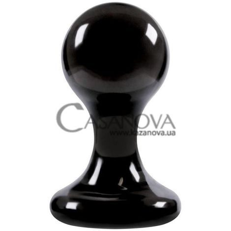 Основное фото Анальная пробка на присоске Luna Balls Large чёрная 9,6 см