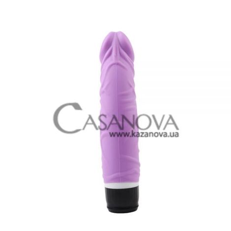 Основное фото Вибратор M-Mello Thick Realistic Dildo фиолетовый 19,5 см