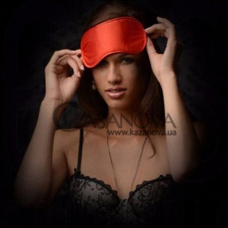 Основное фото Маска на глаза GreyGasms Le Boheme Satin Blindfold красная