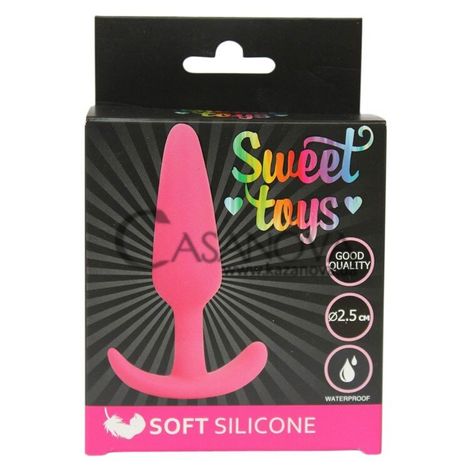 Основное фото Анальная пробка Sweet Toys Soft Silicone ST-40168-16 розовая 10 см