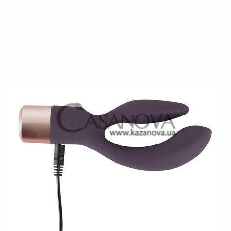 Основное фото Rabbit-вибратор Elegant Series Double Vibe фиолетовый 15,2 см