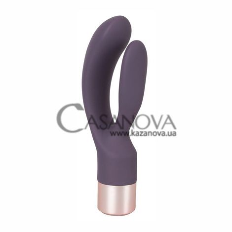 Основне фото Rabbit-вібратор Elegant Series Double Vibe фіолетовий 15,2 см