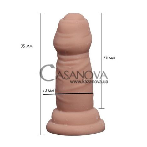 Основне фото Анальний фалоімітатор на присосці Little Penis тілесний 9,5 см