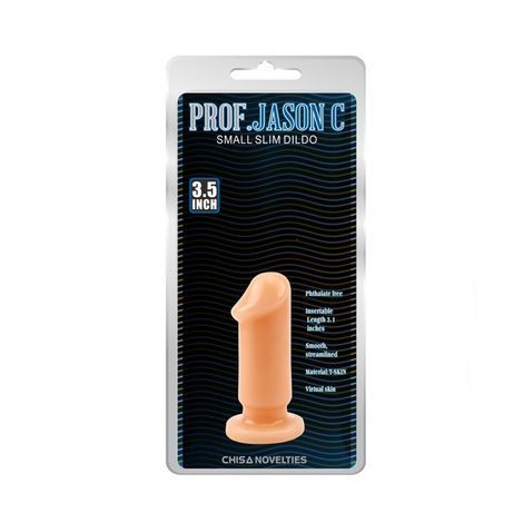 Основное фото Анальный плаг на присоске Chisa Novelties Small Slim Dildo телесный 9 см