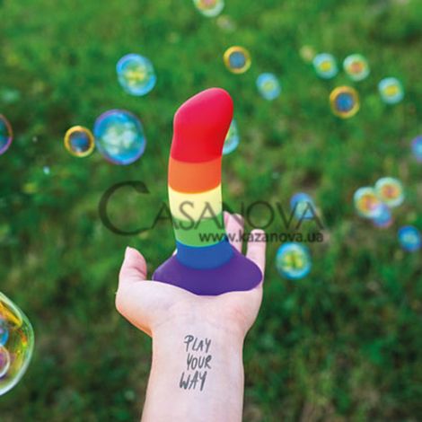 Основное фото Фаллоимитатор на присоске Fun Factory Amor Dildo разноцветный 14,6 см