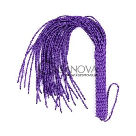 Основное фото Флоггер DS Fetish Rope Flogger фиолетовый