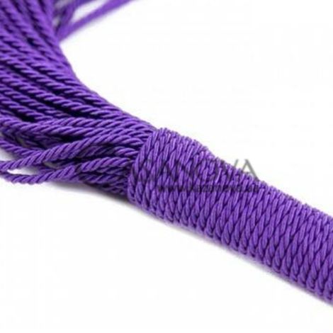 Основное фото Флоггер DS Fetish Rope Flogger фиолетовый