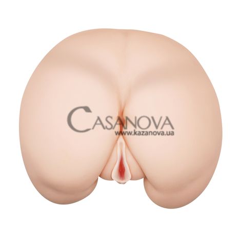 Основне фото Штучна вібровагіна та анус зі звуками та підігрівом Lybaile Vagina And Ass BM-009023S тілесний