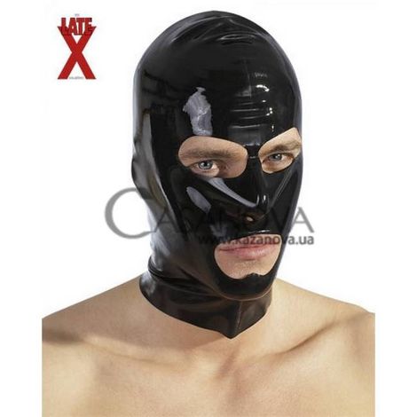 Основне фото Латексна маска-шолом Late X 2920050 чорна