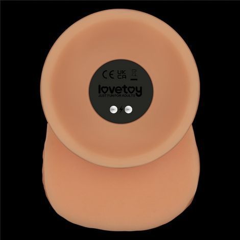 Основне фото Реалістичний вібратор для фістингу на присосці Lovetoy 9.5'' Vibrating Power Basics Cock тілесний 23,6 см