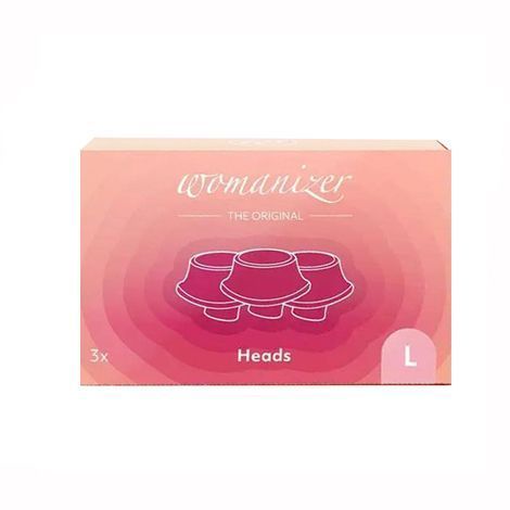 Основное фото Сменные насадки L для вибраторов Womanizer Premium (Eco) розовые