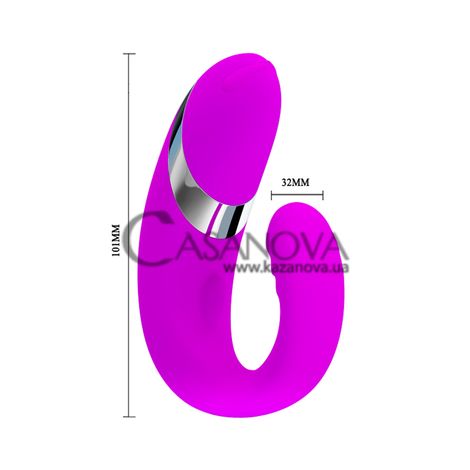 Основное фото Вагинально-клиторальный стимулятор Lybaile Pretty Love Amour фиолетовый 10 см