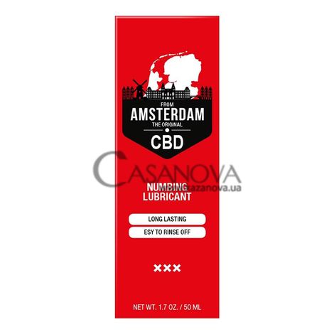 Основное фото Вагинальный лубрикант с пролонгирующим эффектом Original CBD from Amsterdam Numbing Lubricant 50 мл