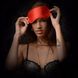Дополнительное фото Маска на глаза GreyGasms Le Boheme Satin Blindfold красная