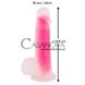 Додаткове фото Фалоімітатор на присосці Super Softie Size Medium прозоро-рожевий 19,5 см