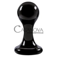 Основное фото Анальная пробка на присоске Luna Balls Small чёрная 6,9 см