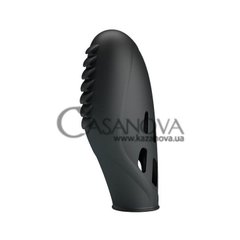 Основное фото Клиторальный вибратор на палец Pretty Love Gilo чёрный 7,8 см