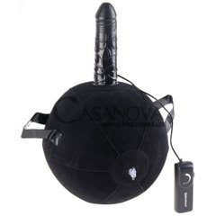 Основне фото М'ячик-сидіння з вібрацією Vibrating Mini Sex Ball чорний
