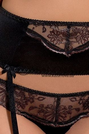 Основное фото Комплект белья Passion Brida Set With Open Bra чёрный