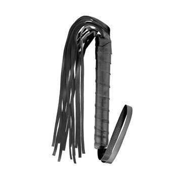 Основное фото Флоггер из искусственной кожи Fetish Tentation Martinet Whip чёрный
