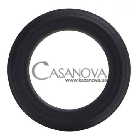 Основное фото Эрекционное кольцо Caesar Silicone Ring чёрное