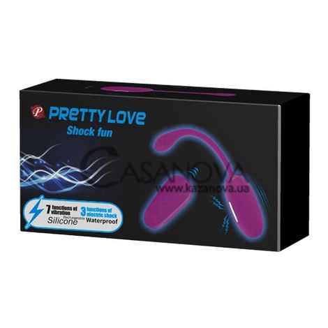 Основное фото Виброяйцо с электростимуляцией Pretty Love Shock Fun фиолетовое